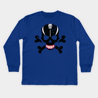 The Jolly Rugger Head Rugby Kids Long Sleeve T-Shirt